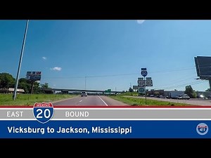 Interstate 20 - Vicksburg to Jackson - Mississippi | Drive America's Highways 🚙