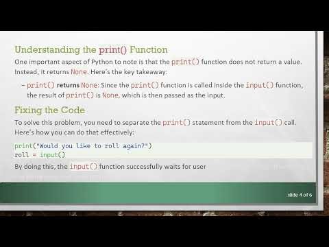 Understanding Why Your Python Function Returns None
