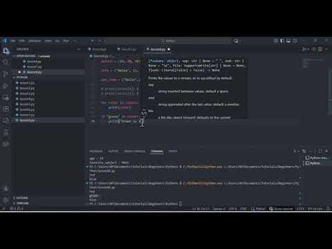 LESSON 08: Tuples (Unchangeable Lists)