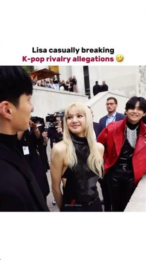 Lisa with the whole Kpop industry 🥹🤌🏻 #blqckpink #ytshorts #fypviralシ #kpop #trending #lisa #bts