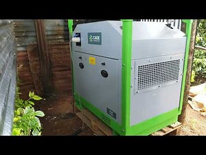 OakTec's new CAGE 6kW Biogas engine and generator on trial in Kenya