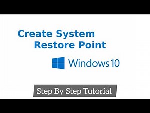 How To Create System Restore Point In Windows 10 ? Step By Step Tutorial !