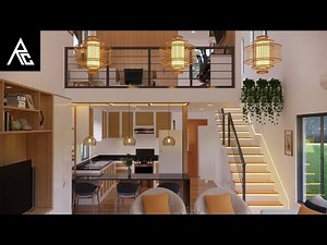 Relaxing Loft-Type Tiny House Design Idea (5x10 Meters Only)