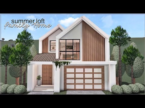 BLOXBURG: Summer Loft Family Home | speedbuild + tour 🪴