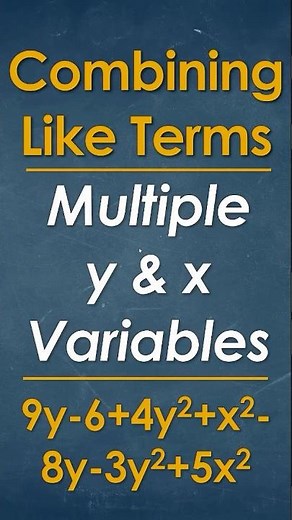 Combining Like Terms – Step-by-Step! ✅