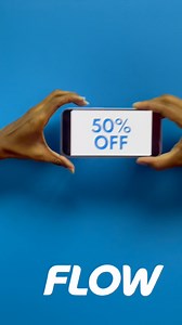 Get 50% off our Flex Postpaid Plan for six months when you sign up today! Great deals in store all holiday season!🎄 | Flow
