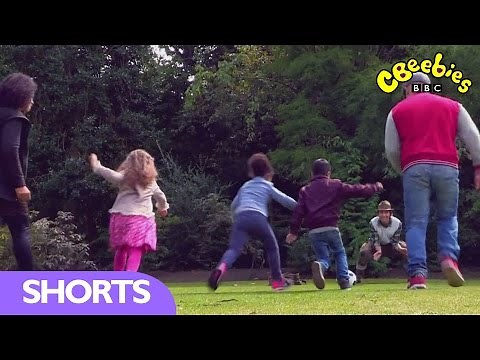 CBeebies: Playing Football in the Park - Mr Bloom Here and There