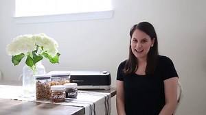 How to Make Pantry Labels with Cricut & Free SVG File - Angela Marie Made