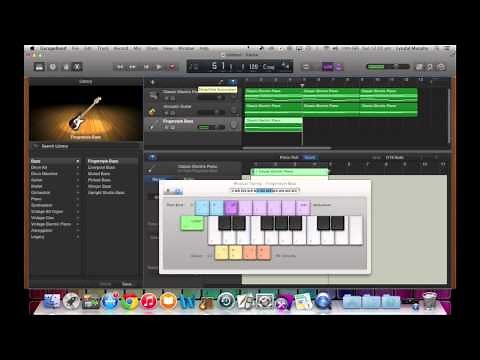 GarageBand Tutorial 6 - Creating a Chord Progression using C - Am - F - G