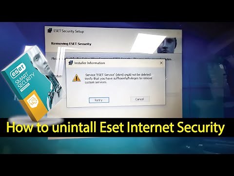 How to Unistall Eset Internet Security 2025 | Windwos 10 & 11| Eset not uninstalling