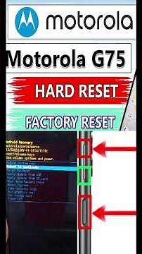 How To Factory Reset Motorola G75 Without The Pin | Hard Reset Motorola G75,G85