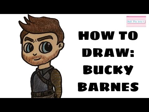 HOW TO DRAW BUCKY BARNES | THE FALCON & THE WINTER SOLDIER