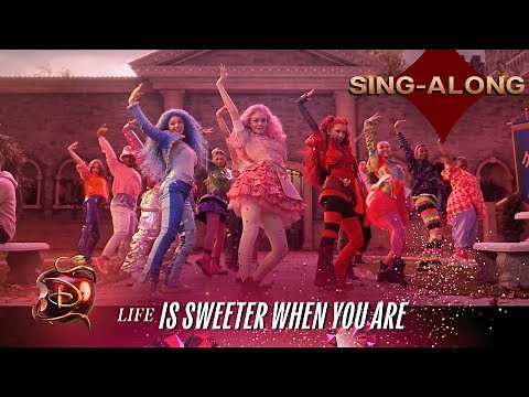 Descendants: The Rise of Red Movie Sing Along | Life Is Sweeter (When You Are) | ‪@disneychannelmusic‬