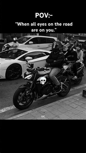 "when all eyes on the road are on you"like and subscribe"