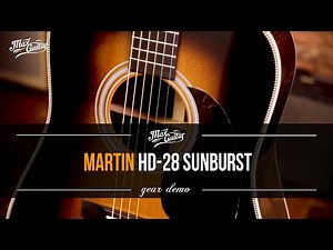 Martin HD28 Sunburst demo