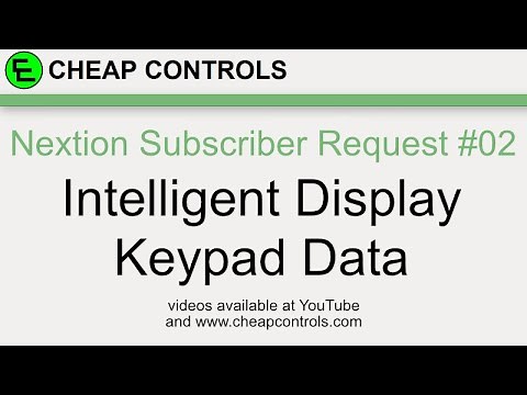 #92 Nextion Display - pop up keyboard with the Arduino - no nextion.h library tutorial