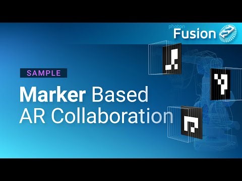 Marker Based Tracking AR Collaboration - Photon Fusion - Sample