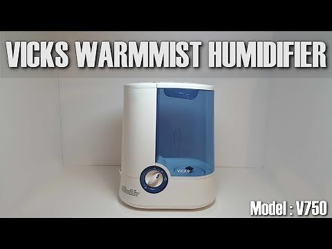 VICKS WarmMist Humidifier UNBOXING