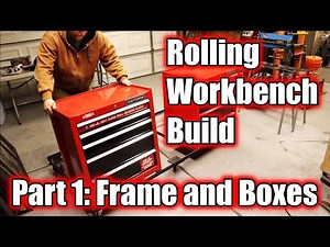 How I Built a Rolling Workbench With Built In Tool Boxes | Part 1 Frame and Boxes