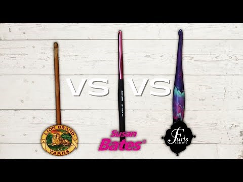 Which inline crochet hook is best? Lion Brand Bamboo, Susan Bates, or Furls Swirl Streamline