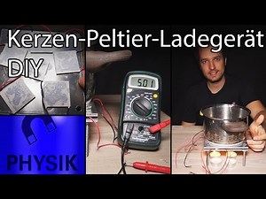DIY: Kerzen-Peltier-Ladegerät für Handys