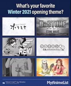 32K views · 2.2K reactions | Which anime OPs have you been playing on repeat this season? Here's a few of our picks!  Source: bit.ly/39YLO5x | MyAnimeList.net | Facebook