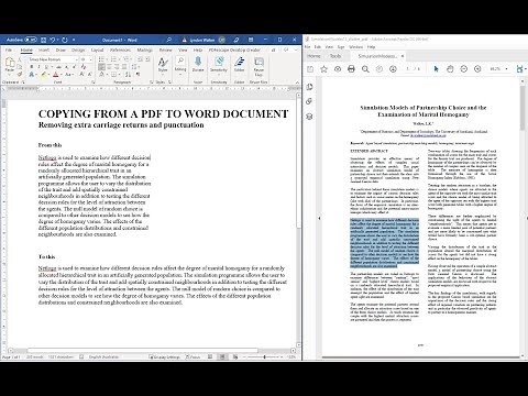 Copying PDF to Word - Removing extra spaces and line breaks