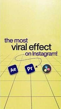 Finally Explained: The Effect That Took Over Instagram!! 👀 #editingtutorial