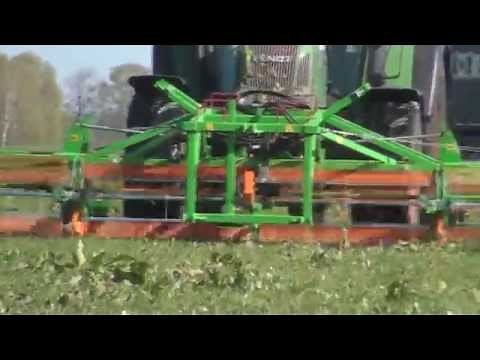 Demo combcut onkruid maaimachine bij Volkerink Heino Trekkerweb