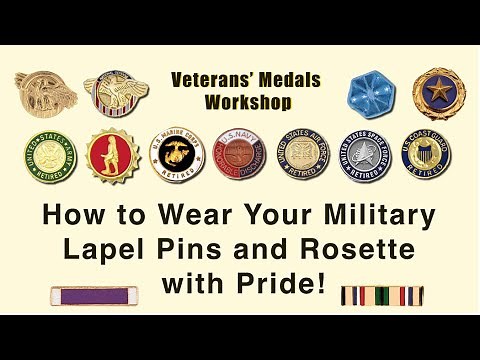 ”“How to Wear Military Lapel Pins & Rosettes – A Veteran’s Guide”