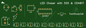 LED chaser lights with 555 timer - Share Project - PCBWay
