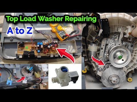 fully automatic washing machine repair of pressure switch & Test the inlet vule & Working Washer