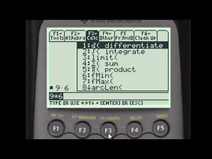 Introduction to the TI89