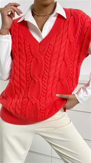 Vest Fashion 2025 🧶✨🍂