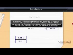 Simple Equations | Class 7 | Maths