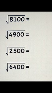 7.2K views · 63 reactions | Square Root Math Hacks Tutorial | Math Tricks Tutorial | Facebook