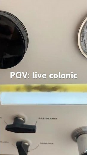 How to clean your colon with a colonic irrigation live video #loveyourgut #coloncleanse