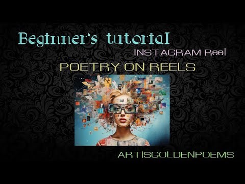The Art of Making Poetry Reels: A Beginner's Step-by-Step Guide @artisgoldenpoems #reel #reels