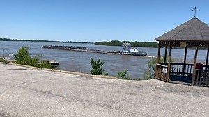 Boats & barges are once again rolling on the river