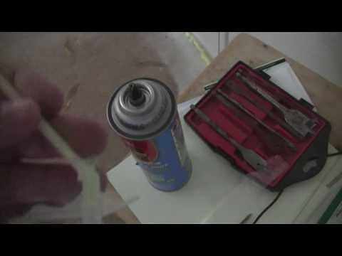 Expanding foam nozzle clean up technique that works great !!