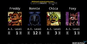 Withered animatronics over normal Mod for Five Nights at Freddy's | FNaF Mods
