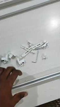 How to Install Curtain with Track / Small size track #curtain #track
