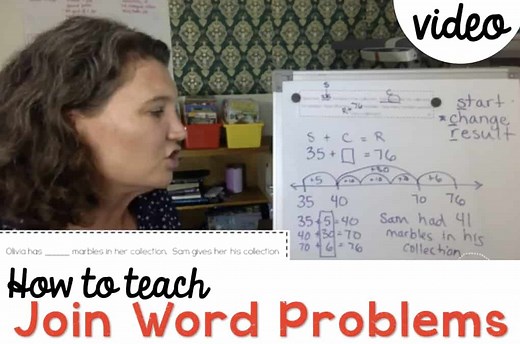 Join Word Problems - Solve Word Problems by Problem Type