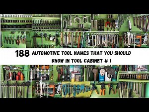 Automotive Basic Hand Tools You Must Know | Tool Cabinet #1 | TAT General Services
