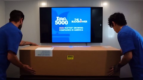 Complete All-in-One Home Grow Solution 48"x48"x80"- 1200W (X2 600W) LED Grow Light Dimmable Full Spectrum Quant-LED Light Unit-Indoor Grow Kit