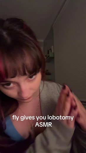 idea from @aubreygenevievvvvvve from a tt live 😛 #asmr #flyasmr #lobotomy #lobotomyasmr #mouthsoundsasmr