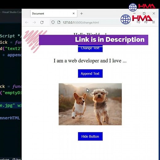 Hide Show Image using JavaScript | JavaScript Show Hide Div Onclick Toggle #htmlcss #javascript