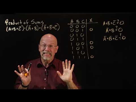 Ep 039: Converting a Product-of-Sums Expression to a Truth Table