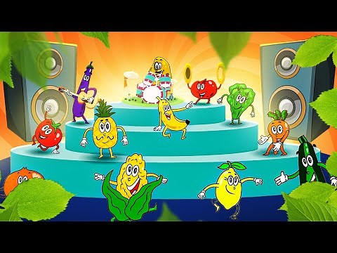 Happy Veggies & Fruits Song: Sing & Learn With Kids - Nursery Rhyme | Kids Song Channel