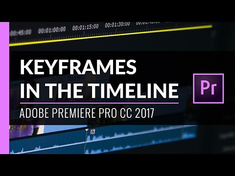 Add Keyframes Directly Into The Timeline | Premiere Pro Tutorial